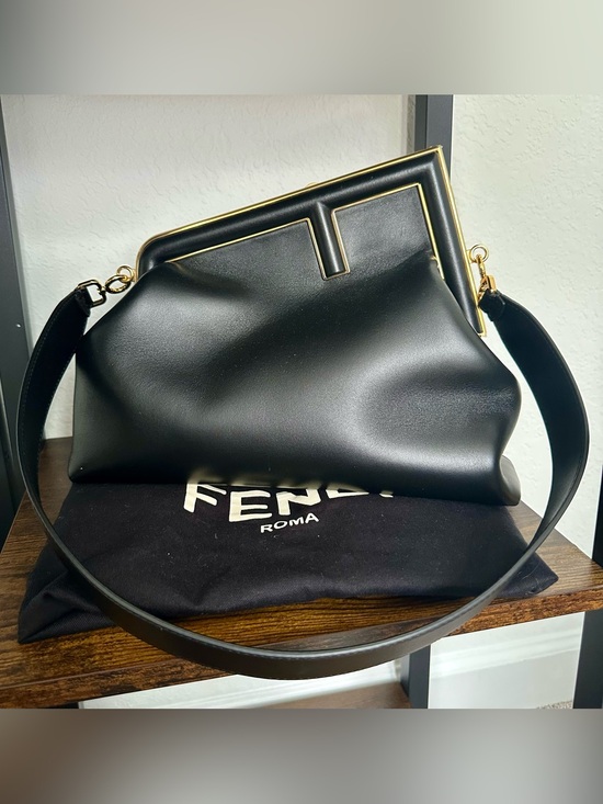 Fendi Handbags - New FENDI First Nappa Medium Shoulder Bag